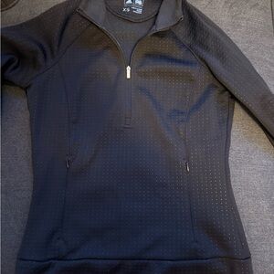 Adidas Women’s  Black Quarter-Zip Pullover XS